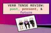 VERB TENSE REVIEW:  past,  present,  & future