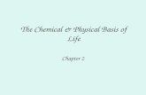 The Chemical & Physical Basis of Life