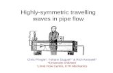 Highly-symmetric travelling waves in pipe flow