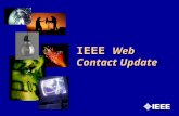 IEEE  Web Contact Update