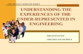 Understanding the Experiences of the  Under-represented in Engineering