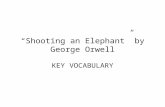 “Shooting an Elephant” by George Orwell