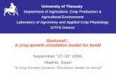 BioKenaF:  A crop growth simulation model for kenaf