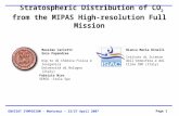Stratospheric Distribution of CO 2  from the MIPAS High-resolution Full Mission