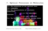 7. Optical Processes in Molecules