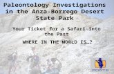 Paleontology Investigations in the Anza-Borrego Desert State Park