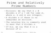 Prime and Relatively Prime Numbers