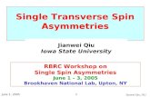 Single Transverse Spin Asymmetries
