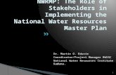 NWRMP: The Role of Stakeholders in Implementing the National Water Resources Master Plan