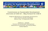 Commission on Sustainable Development Overview of CSD-14 -- Way forward for CSD-5
