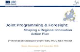 Joint Programming & Foresight:                     Shaping a Regional Innovation Action Plan
