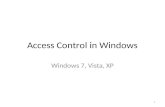 Access Control in Windows