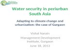 Water security in periurban South Asia