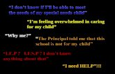 “I don’t know if I’ll be able to meet the needs of my special needs child”