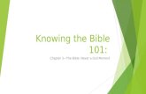 Knowing the Bible 101: