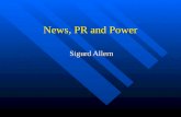 News, PR and Power