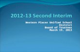 2012-13 Second Interim