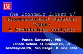The Economic Impact of Pharmaceutical Parallel Trade: A Stakeholder Analysis