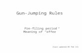 Gun-Jumping Rules