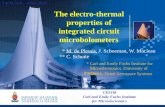 The  electro-thermal properties  of  integrated circuit  microbolometers