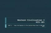 Western Civilization I HIS-101