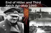 End of Hitler and Third Reich Apr-May 1945