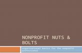 Nonprofit Nuts & Bolts