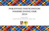 PHILIPPINES  PARTICIPATION  MARINE DIVING FAIR 2014