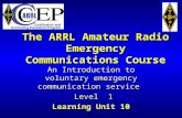 The ARRL Amateur Radio Emergency Communications Course