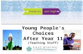 Young People’s Choices After Year 11 (Teaching Staff)