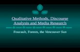 Qualitative Methods, Discourse Analysis and Media Research