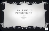 My family PowerPoint