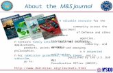About the  M&S Journal