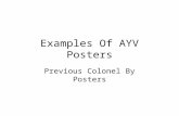 Examples Of AYV Posters
