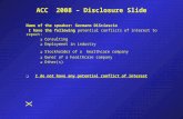 ACC  2008 – Disclosure Slide