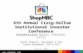 6th Annual Craig-Hallum Institutional Investor Conference