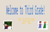 Welcome to Third Grade!