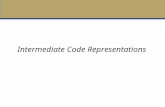 Intermediate Code  Representations
