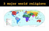 3 major world religions