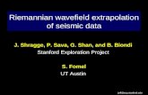 Riemannian wavefield extrapolation of seismic data