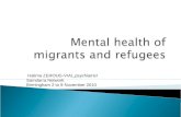 Mental  health  of migrants and  refugees