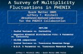 A Survey of Multiplicity Fluctuations in PHENIX