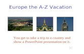 Europe the A-Z Vacation