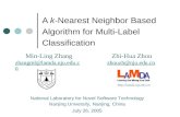 A  k -Nearest Neighbor Based Algorithm for Multi-Label Classification