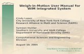 Weigh-in-Motion User Manual for WIM Integrated System
