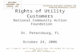 Rights of Utility Customers