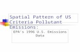 Spatial Pattern of US Criteria Pollutant Emissions: