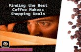 Finding the Best Coffee Makers Shopping Deals