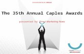 The 35th Annual Caples Awards  presented by  Direct Marketing News