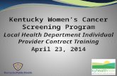 Kentucky Women’s Cancer Screening Program